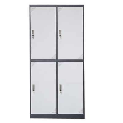 Metal Four Doors Steel Metal Parcel Smart Lockers For Staff