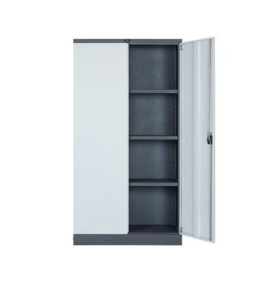 2 Doors 0.6mm  Flat Filing Cabinets Office School Knock Down Steel File Storage