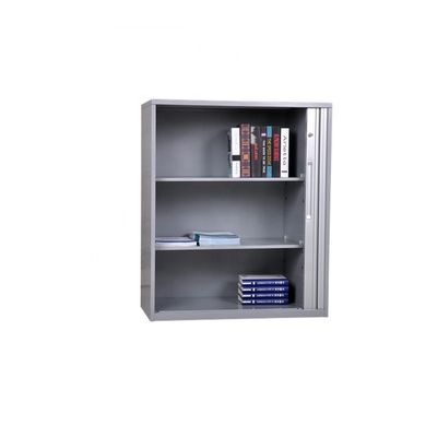 Office furniture metal Vertical Double steel roller shutter door storage cabinet