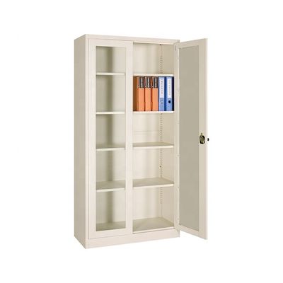 Full Height 1850 MM Fingerprint Lock Metal Filing Cabinet