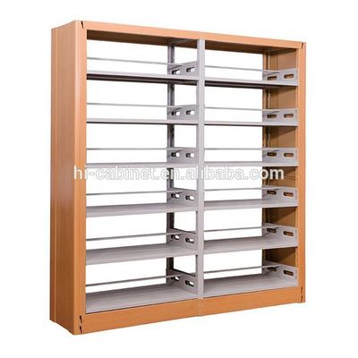 Library 2.0mm Thickness Stainless Steel Metal Storage Rack Library Shelving