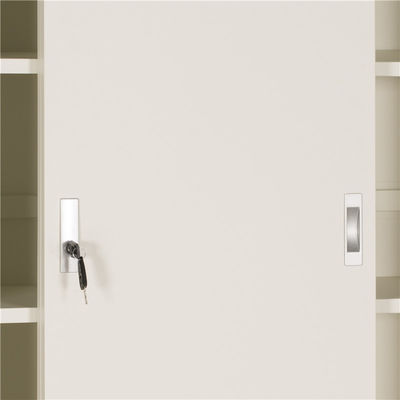 Knock Down Metal Vertical 2 Door Steel Lockers Clothes Storage