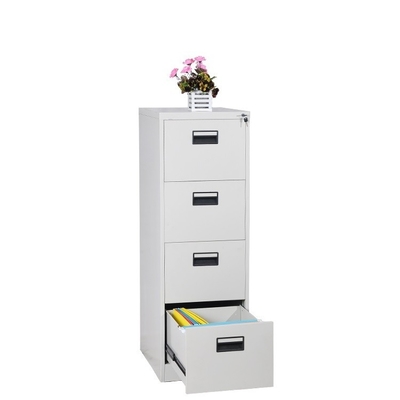 Steel Office Furniture Vertical 4 Drawer Metal Filing Cabinet Storage