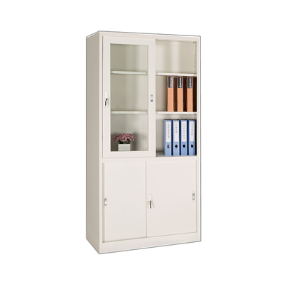 Metal Bookshelf Steel Storage Cabinet Cupboard Office Furniture